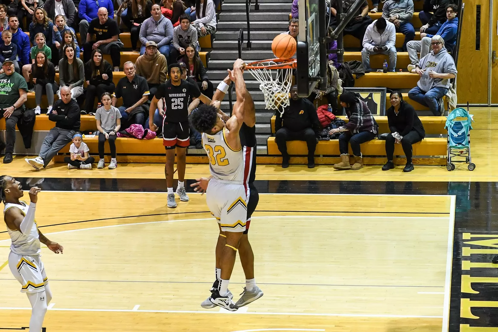 Millersville vs. East Stroudsburg basketball action on Senior Day at Pucillo Gymnasium in Millersville on Saturday, February 24, 2024. Mark Palczewski/Millersville Athletics.