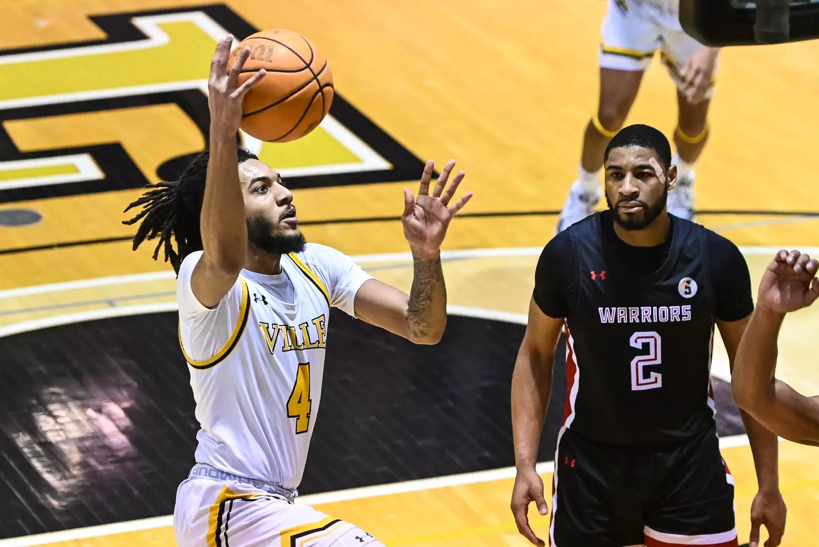 Millersville vs. East Stroudsburg basketball action on Senior Day at Pucillo Gymnasium in Millersville on Saturday, February 24, 2024. Mark Palczewski/Millersville Athletics.