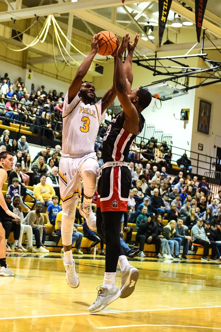 Millersville vs. East Stroudsburg basketball action on Senior Day at Pucillo Gymnasium in Millersville on Saturday, February 24, 2024. Mark Palczewski/Millersville Athletics.
