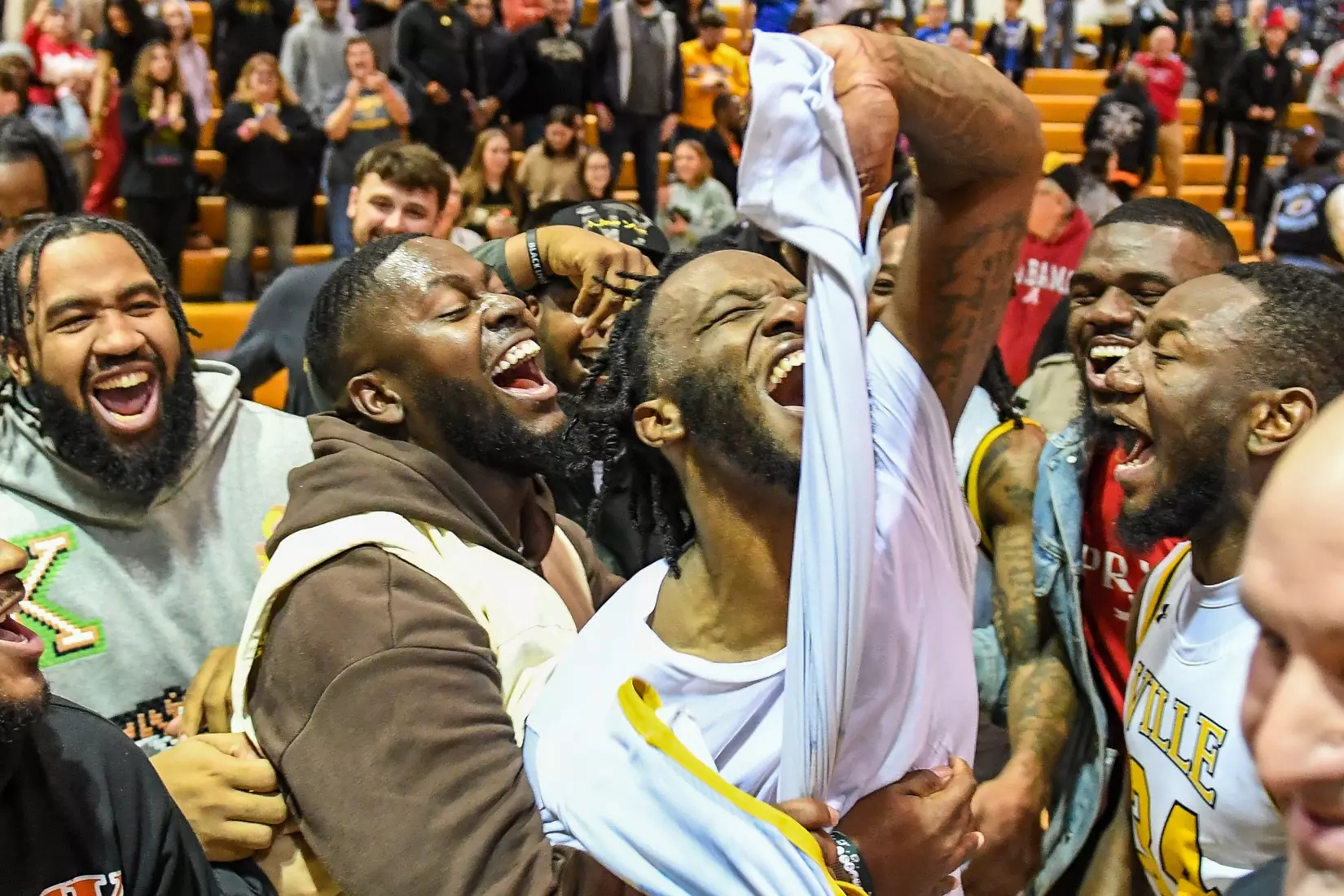 Millersville vs. East Stroudsburg basketball action on Senior Day at Pucillo Gymnasium in Millersville on Saturday, February 24, 2024. Mark Palczewski/Millersville Athletics.