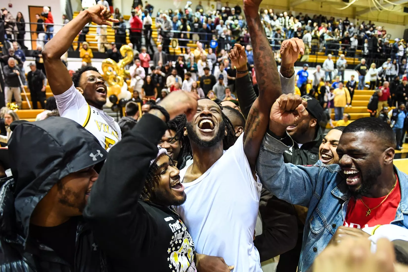 Millersville vs. East Stroudsburg basketball action on Senior Day at Pucillo Gymnasium in Millersville on Saturday, February 24, 2024. Mark Palczewski/Millersville Athletics.