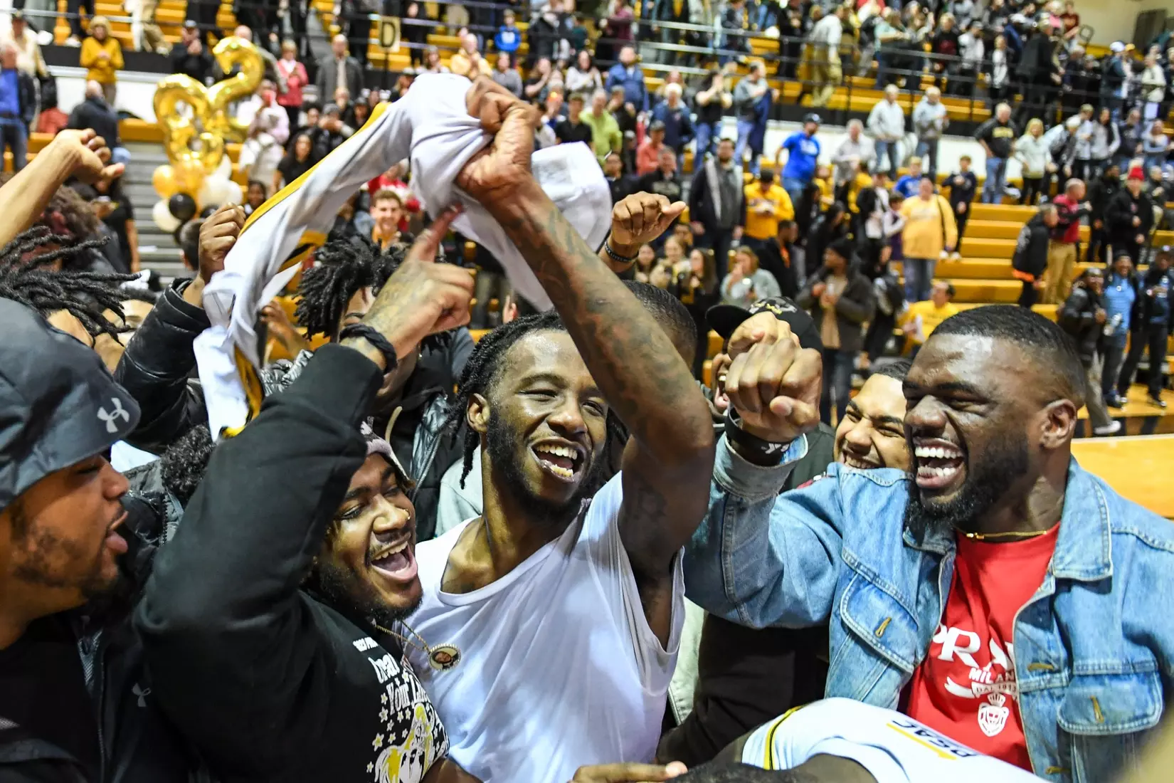 Millersville vs. East Stroudsburg basketball action on Senior Day at Pucillo Gymnasium in Millersville on Saturday, February 24, 2024. Mark Palczewski/Millersville Athletics.