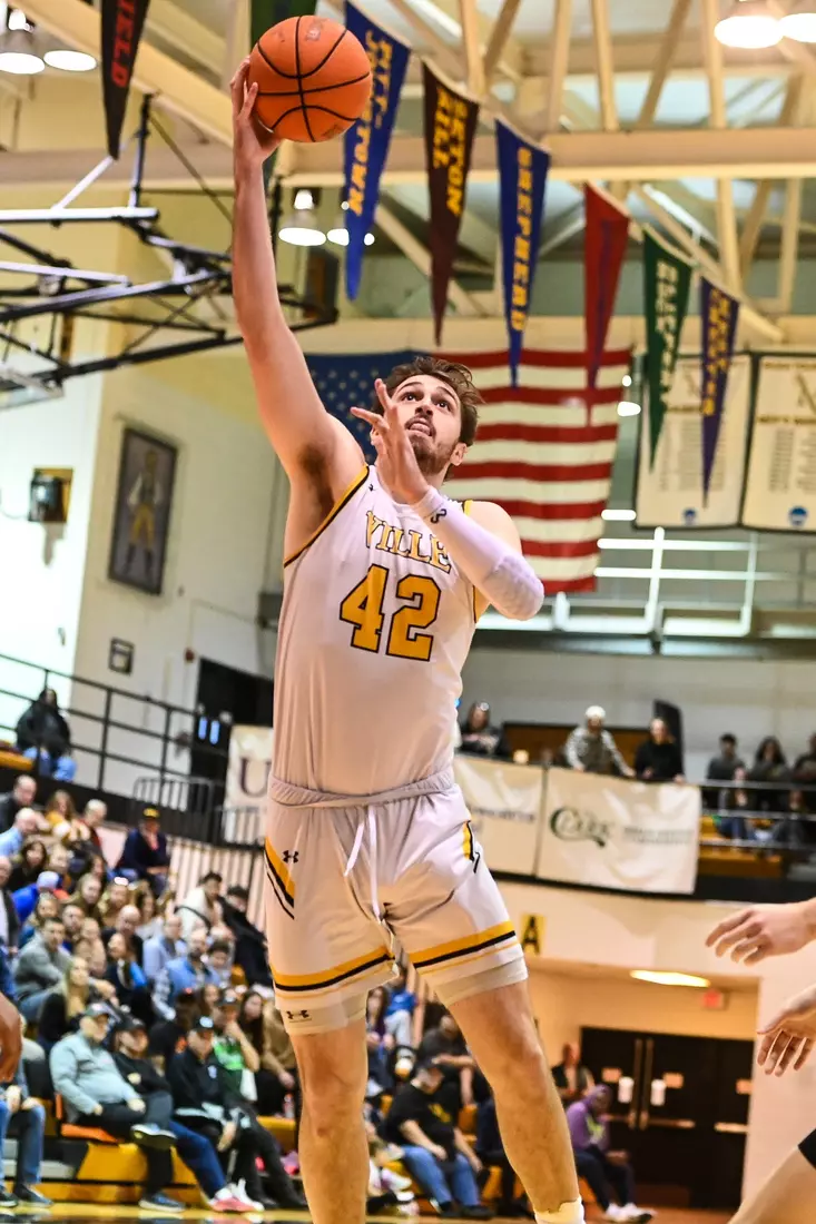 Millersville vs. East Stroudsburg basketball action on Senior Day at Pucillo Gymnasium in Millersville on Saturday, February 24, 2024. Mark Palczewski/Millersville Athletics.