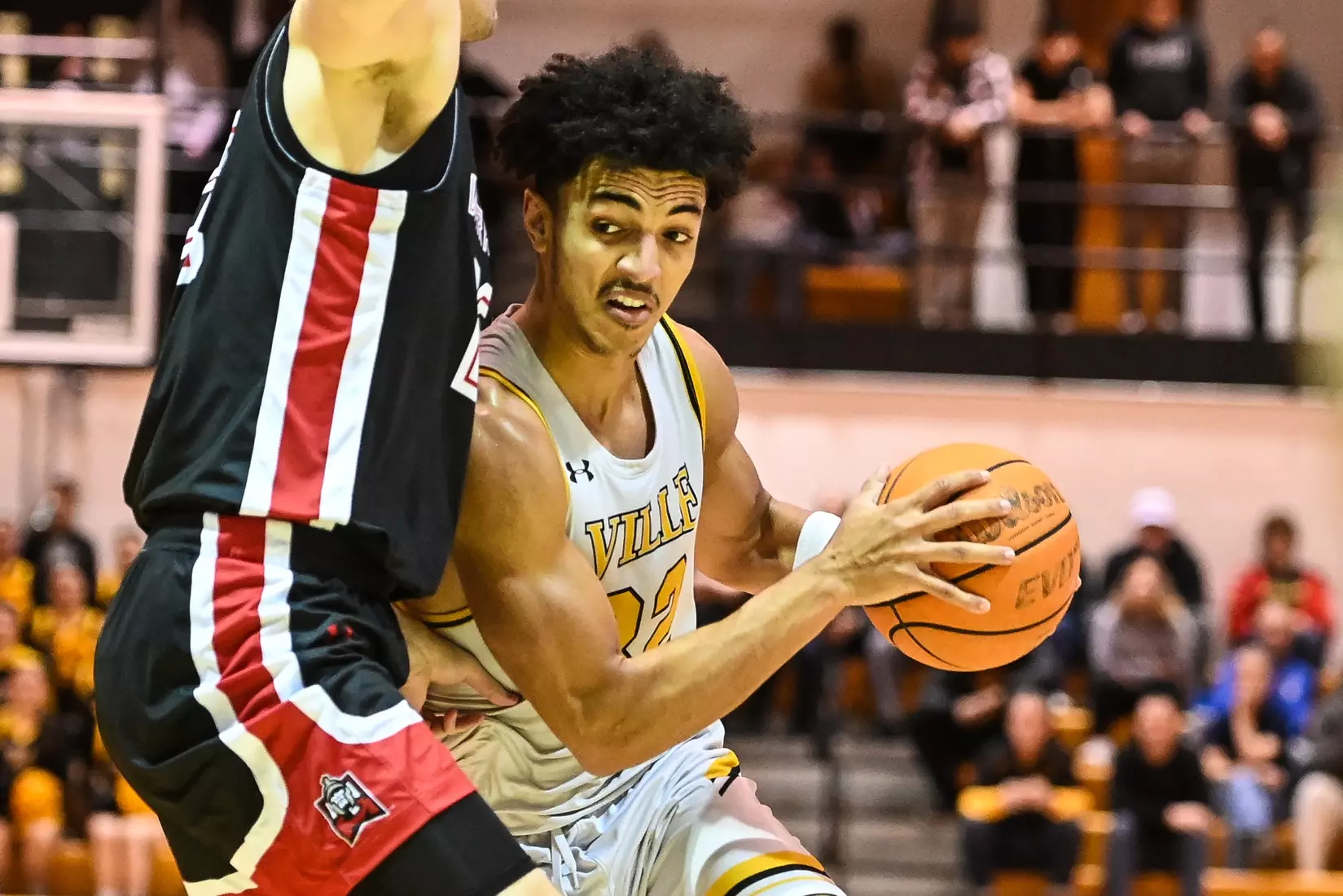 Millersville vs. East Stroudsburg basketball action on Senior Day at Pucillo Gymnasium in Millersville on Saturday, February 24, 2024. Mark Palczewski/Millersville Athletics.
