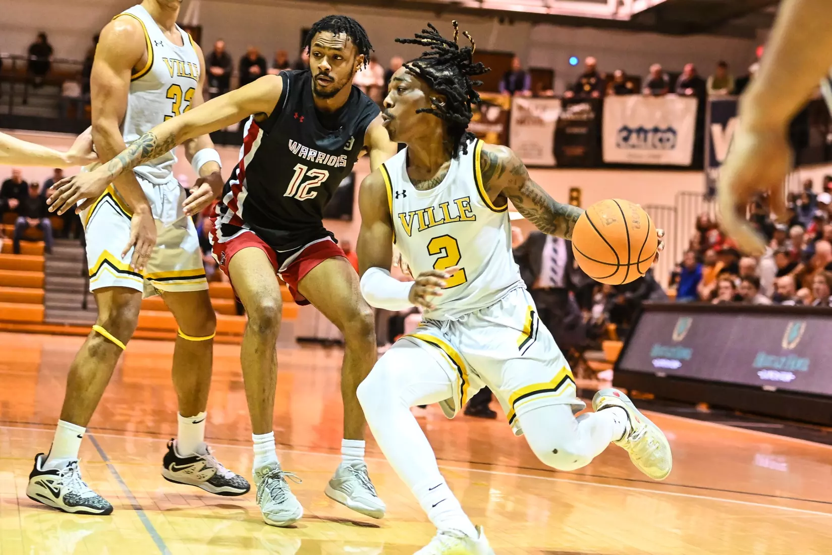 Millersville vs. East Stroudsburg basketball action on Senior Day at Pucillo Gymnasium in Millersville on Saturday, February 24, 2024. Mark Palczewski/Millersville Athletics.