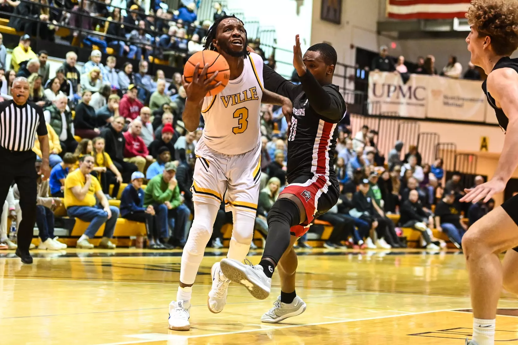 Millersville vs. East Stroudsburg basketball action on Senior Day at Pucillo Gymnasium in Millersville on Saturday, February 24, 2024. Mark Palczewski/Millersville Athletics.