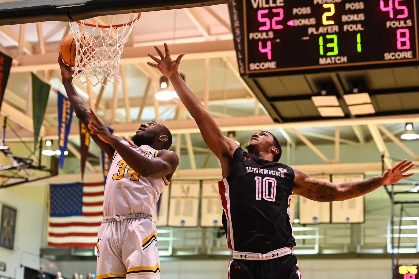 Millersville vs. East Stroudsburg basketball action on Senior Day at Pucillo Gymnasium in Millersville on Saturday, February 24, 2024. Mark Palczewski/Millersville Athletics.
