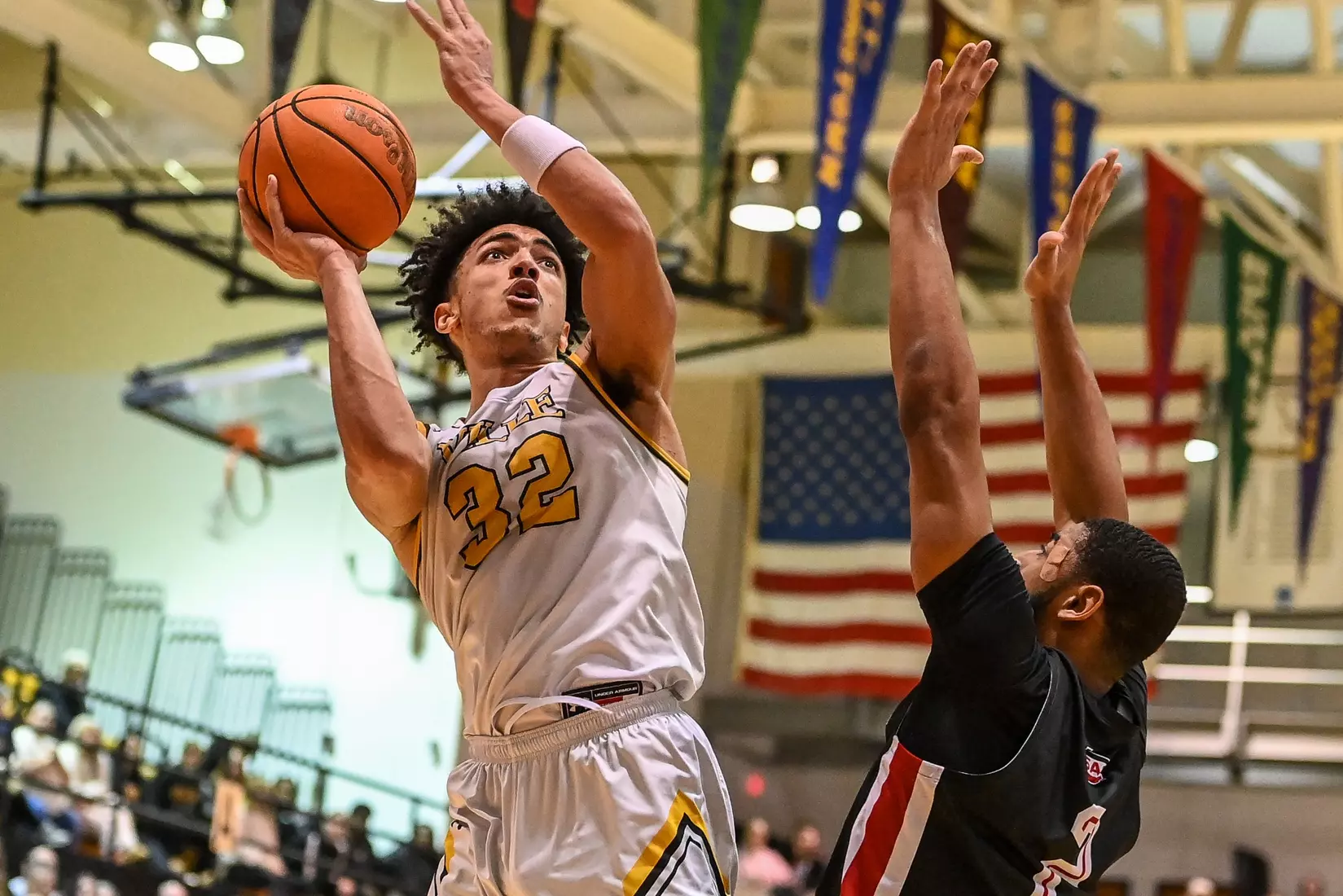 Millersville vs. East Stroudsburg basketball action on Senior Day at Pucillo Gymnasium in Millersville on Saturday, February 24, 2024. Mark Palczewski/Millersville Athletics.