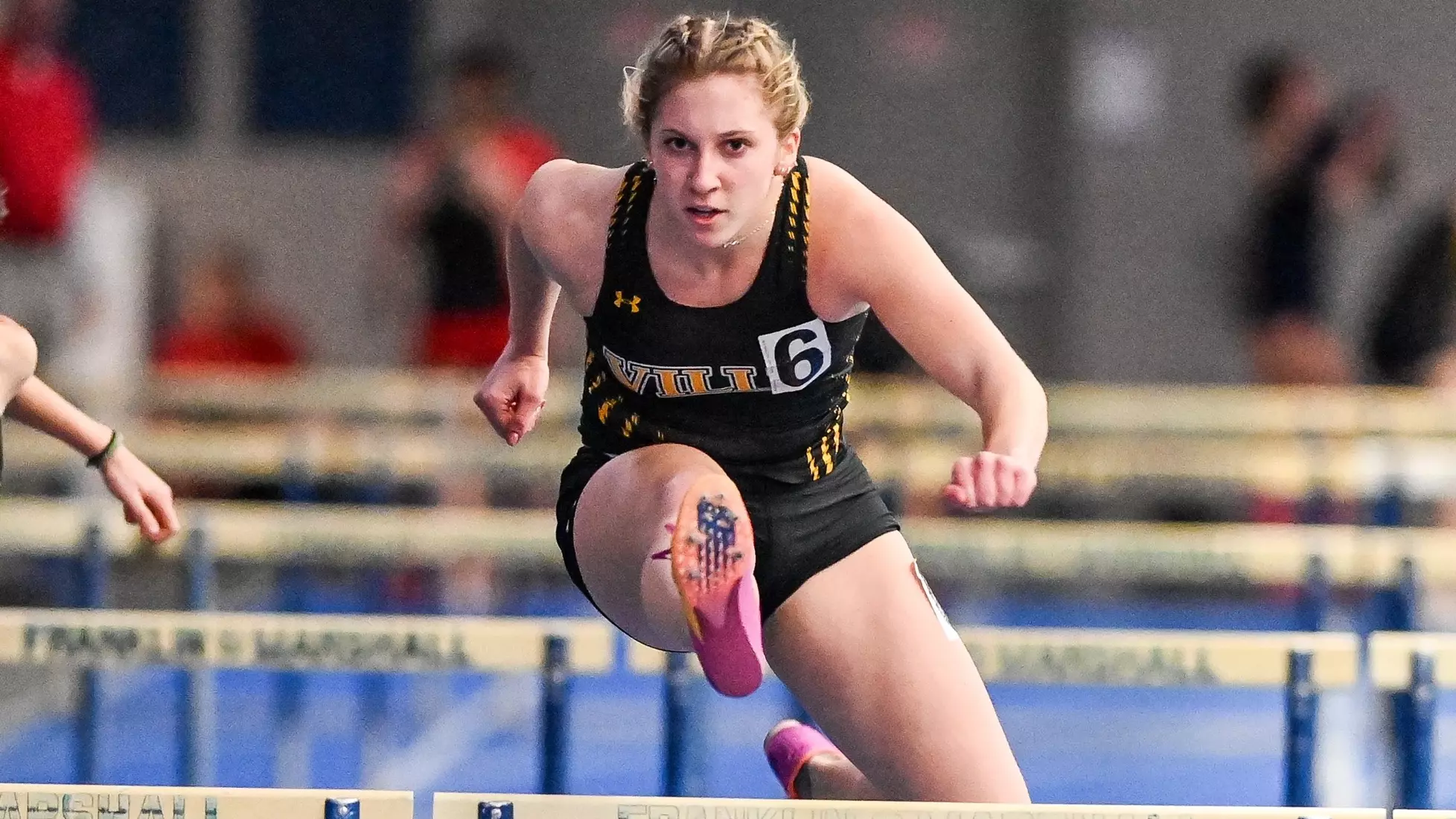 Blue and White Invite indoor track and field meet at Franklin & Marshall College in Lancaster on Friday, February 9, 2024. Mark Palczewski/Millersville Athletics.