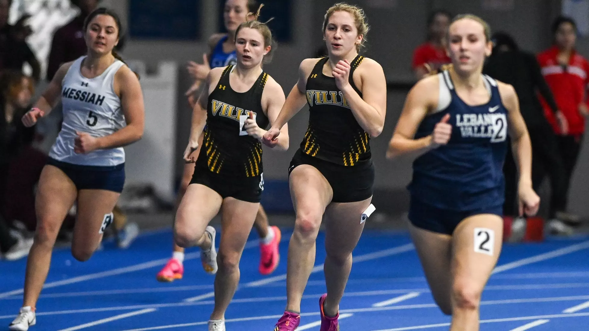 Blue and White Invite indoor track and field meet at Franklin & Marshall College in Lancaster on Friday, February 9, 2024. Mark Palczewski/Millersville Athletics.