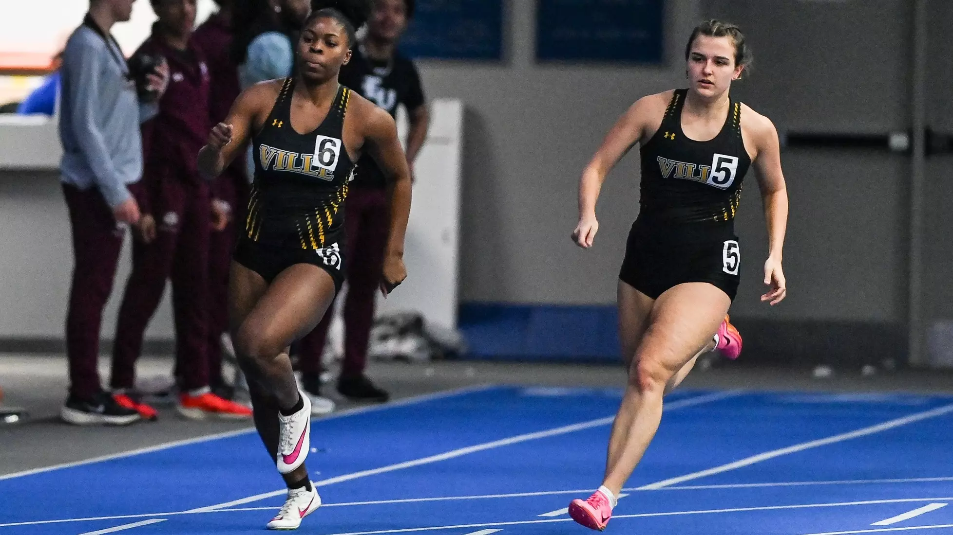 Blue and White Invite indoor track and field meet at Franklin & Marshall College in Lancaster on Friday, February 9, 2024. Mark Palczewski/Millersville Athletics.