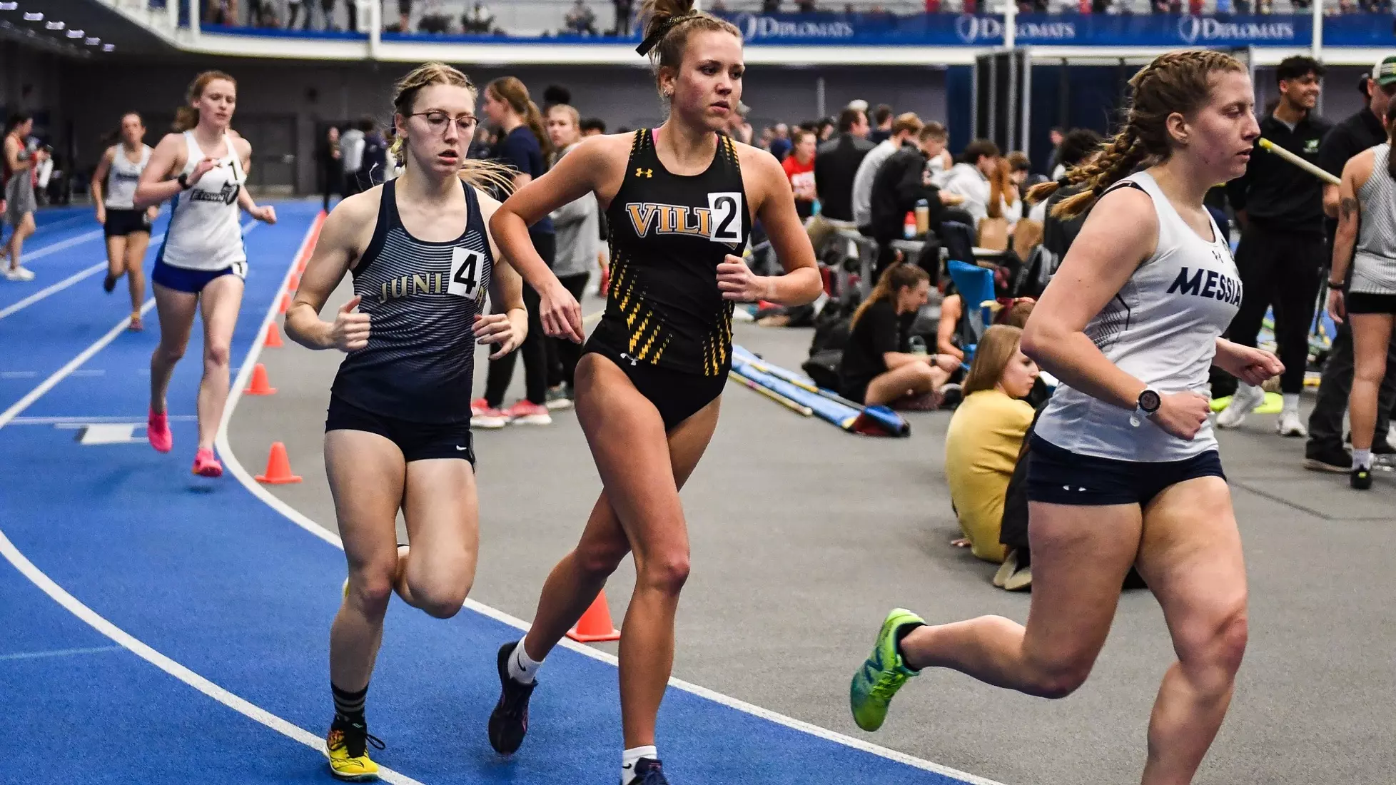 Blue and White Invite indoor track and field meet at Franklin & Marshall College in Lancaster on Friday, February 9, 2024. Mark Palczewski/Millersville Athletics.