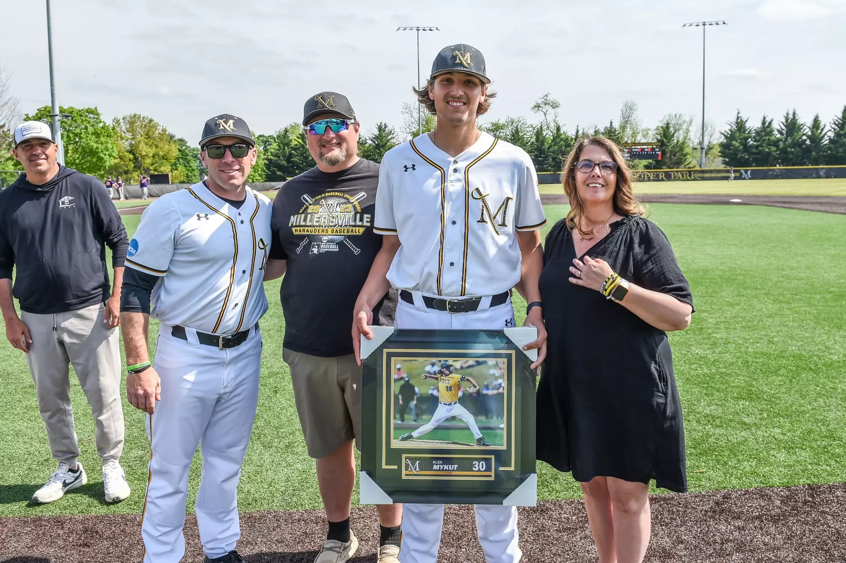Millersville vs. West Chester in game 1 of a baseball doubleheader at Cooper Park in Millersville on Friday, May 3, 2024. Mark Palczewski/Millersville Athletics.