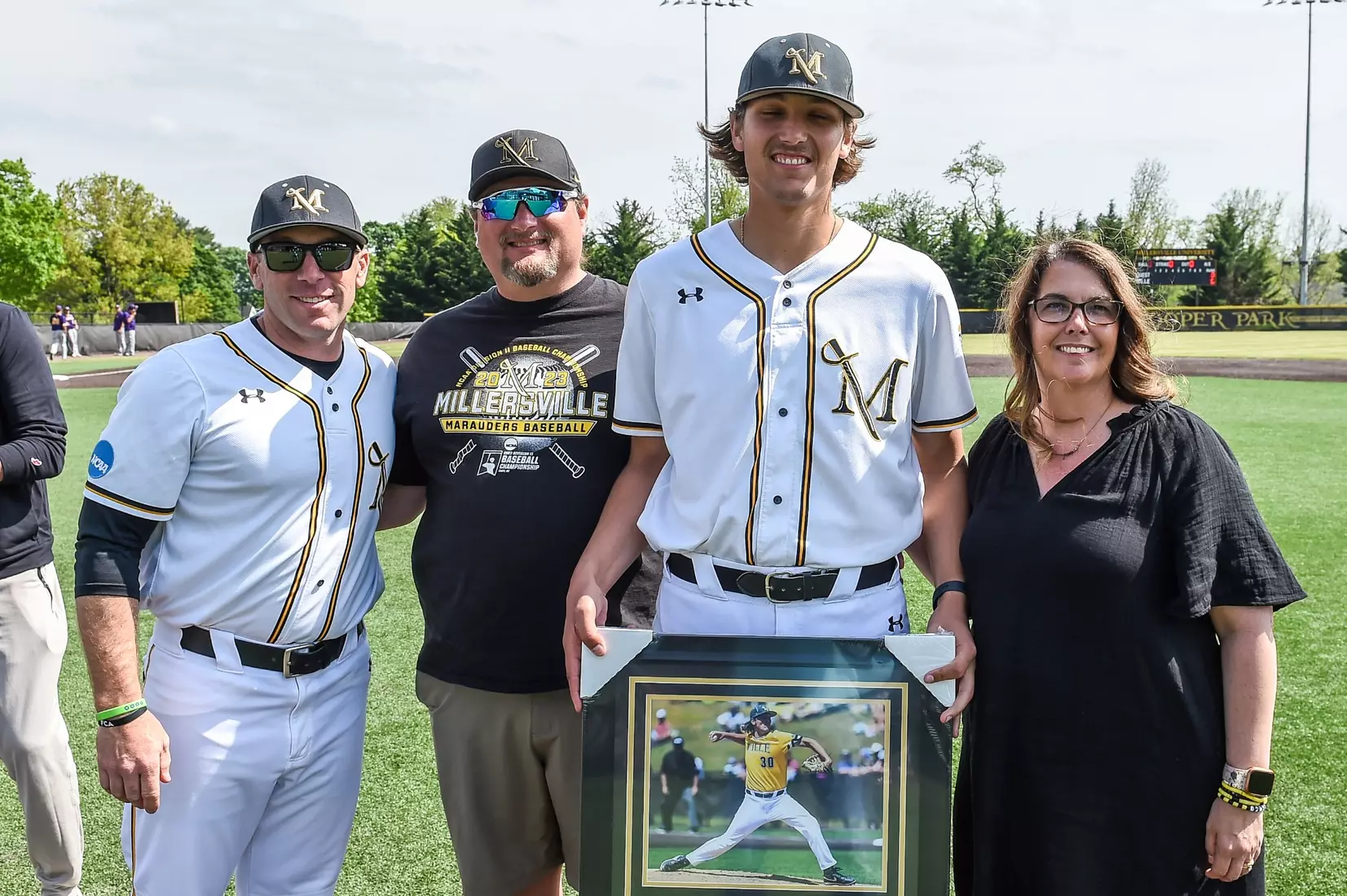 Millersville vs. West Chester in game 1 of a baseball doubleheader at Cooper Park in Millersville on Friday, May 3, 2024. Mark Palczewski/Millersville Athletics.