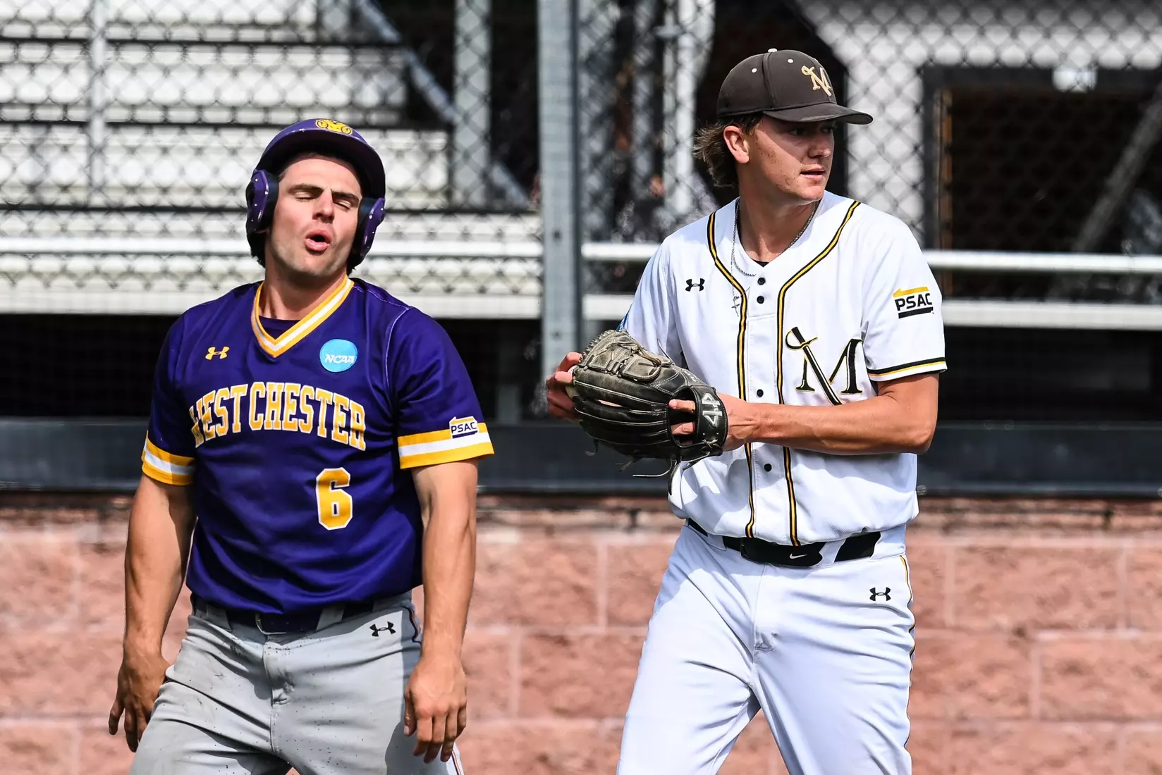 Millersville vs. West Chester in game 2 of a baseball doubleheader at Cooper Park in Millersville on Friday, May 3, 2024. Mark Palczewski/Millersville Athletics.