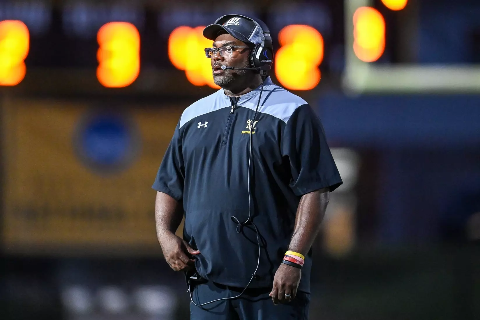 Millersville vs. Clarion football action at Biemesderfer Stadium in Millersville on Thursday, August 29, 2024. Mark Palczewski Photo.
