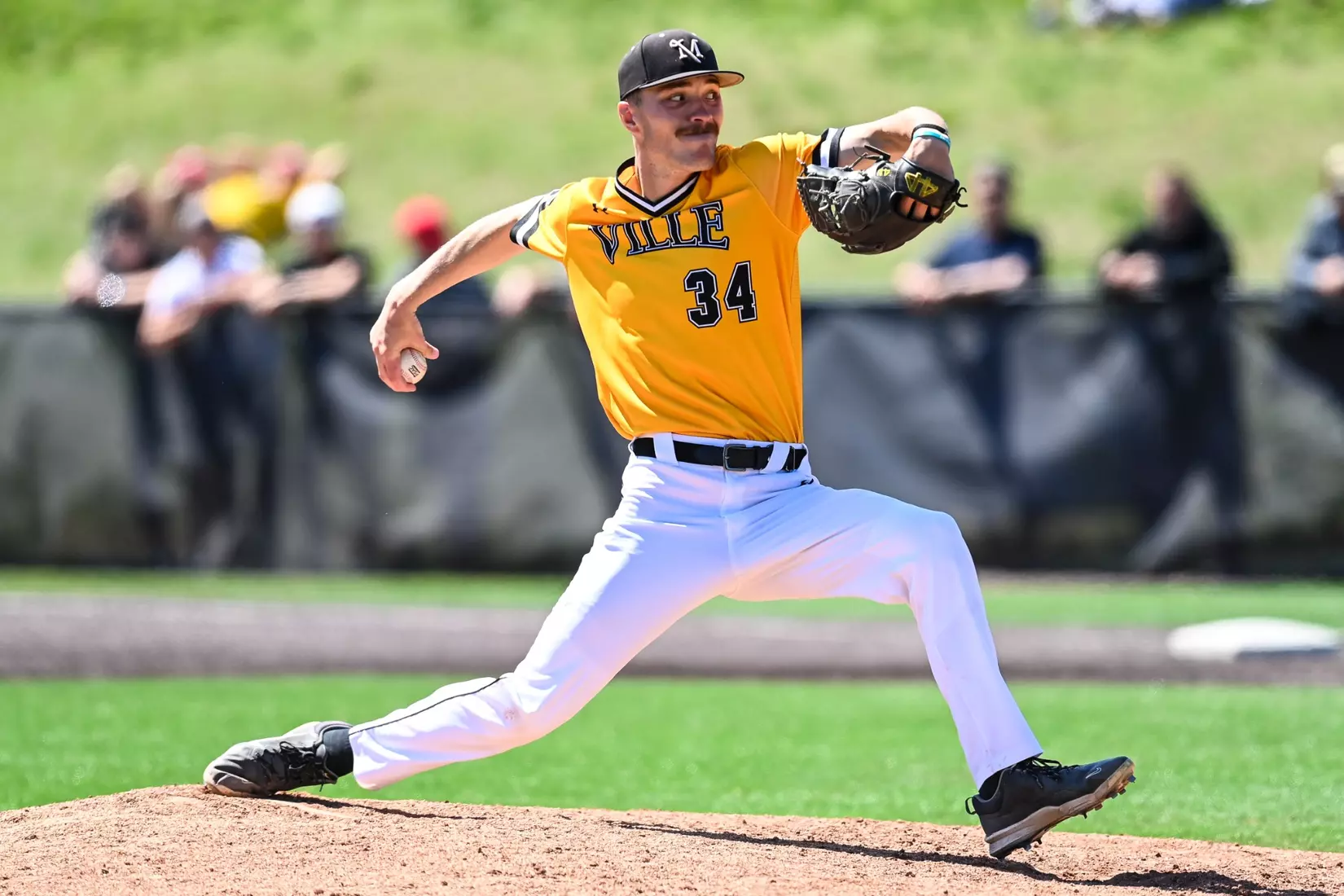 Millersville vs. California (PA) in PSAC Tournament Championship game 1 action at Cooper Park in Millersville on Saturday, May 10, 2025. Mark Palczewski/MU Athletics.