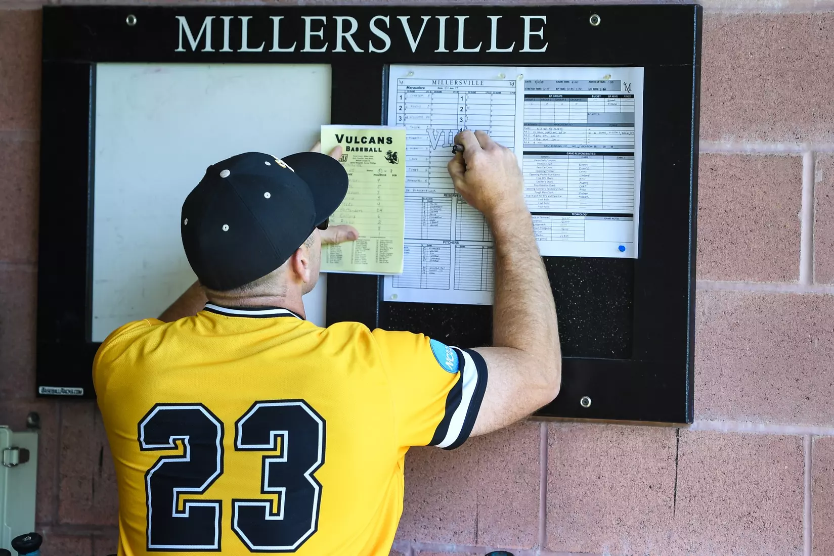 Millersville vs. California (PA) in PSAC Tournament Championship game 1 action at Cooper Park in Millersville on Saturday, May 10, 2025. Mark Palczewski/MU Athletics.