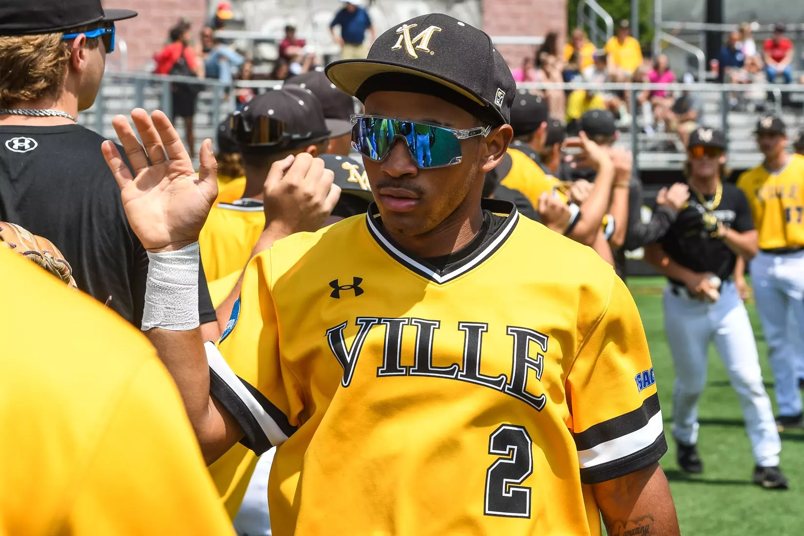 Millersville vs. California (PA) in PSAC Tournament action at Cooper Park in Millersville on Thursday, May 8, 2025. Mark Palczewski/MU Athletics.