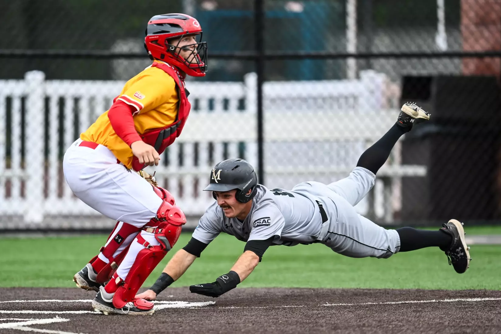 Millersville vs. Seton Hill in PSAC Tournament action at Cooper Park in Millersville on Friday, May 9, 2025. Mark Palczewski/MU Athletics.