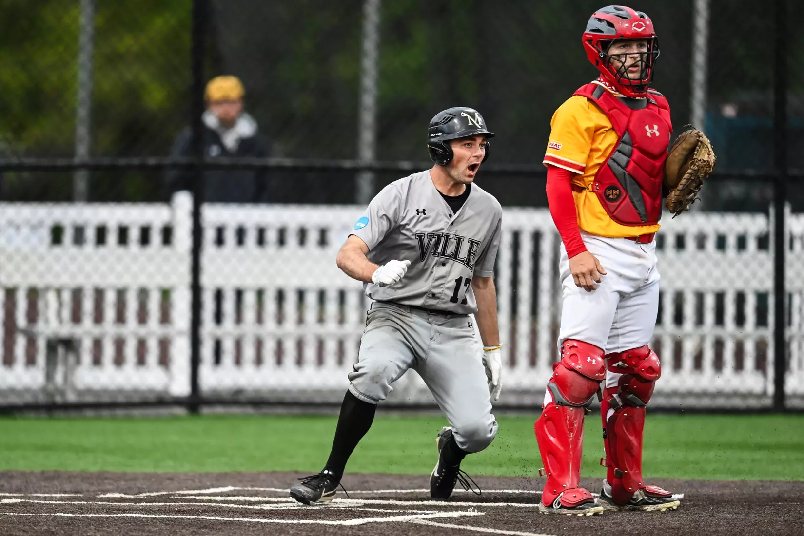 Millersville vs. Seton Hill in PSAC Tournament action at Cooper Park in Millersville on Friday, May 9, 2025. Mark Palczewski/MU Athletics.