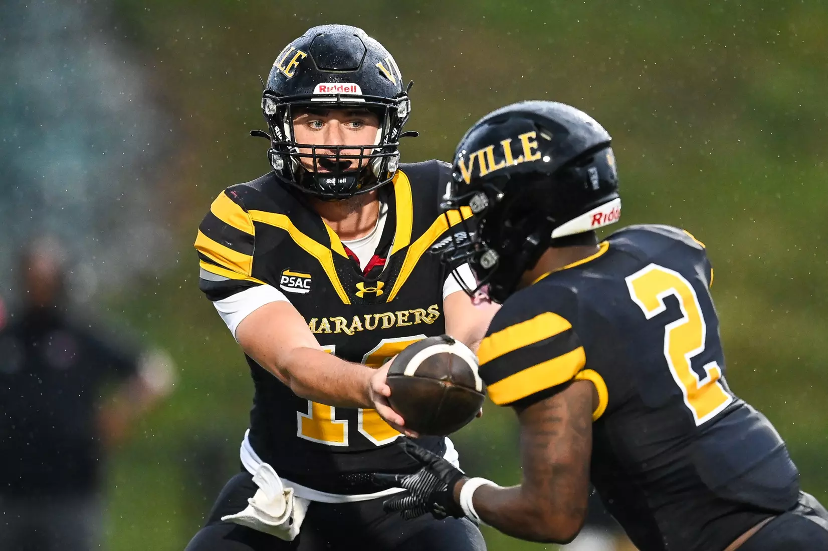 Millersville vs. Frostburg in NCAA Division II football action at Biemesderfer Stadium in Millersville on Thursday, September 4, 2025. Mark Palczewski Photo.