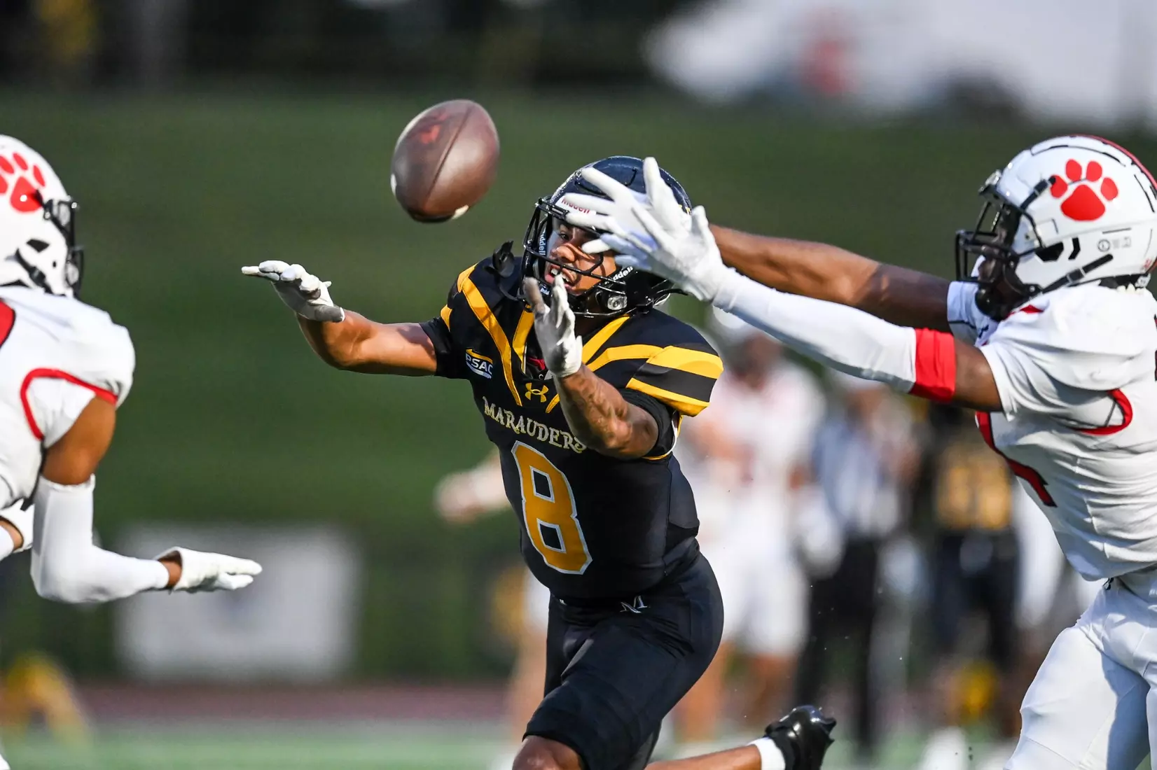 Millersville vs. Frostburg in NCAA Division II football action at Biemesderfer Stadium in Millersville on Thursday, September 4, 2025. Mark Palczewski Photo.