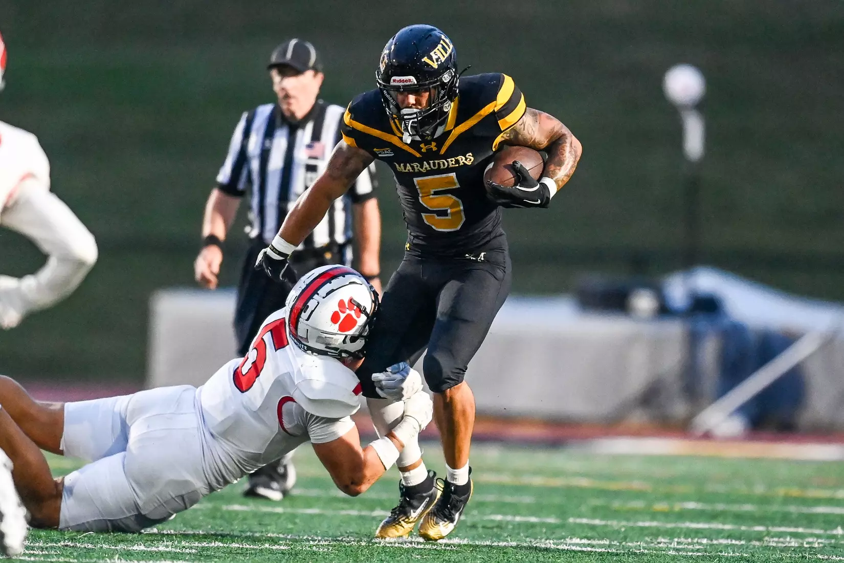 Millersville vs. Frostburg in NCAA Division II football action at Biemesderfer Stadium in Millersville on Thursday, September 4, 2025. Mark Palczewski Photo.