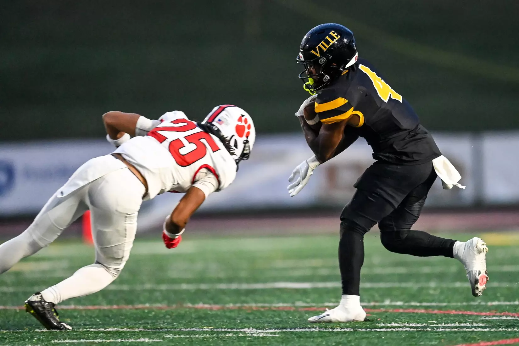 Millersville vs. Frostburg in NCAA Division II football action at Biemesderfer Stadium in Millersville on Thursday, September 4, 2025. Mark Palczewski Photo.