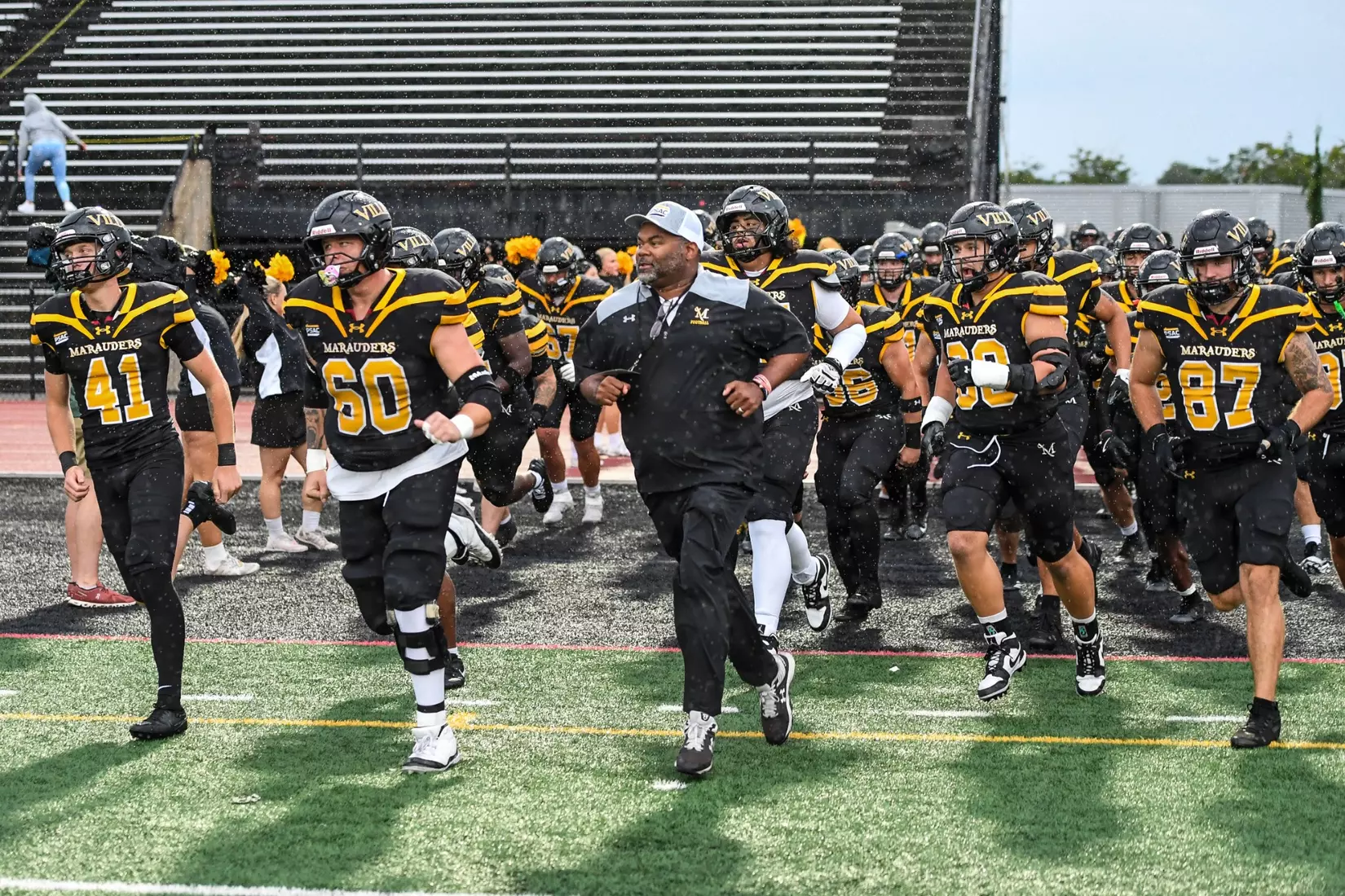 Millersville vs. Frostburg in NCAA Division II football action at Biemesderfer Stadium in Millersville on Thursday, September 4, 2025. Mark Palczewski Photo.