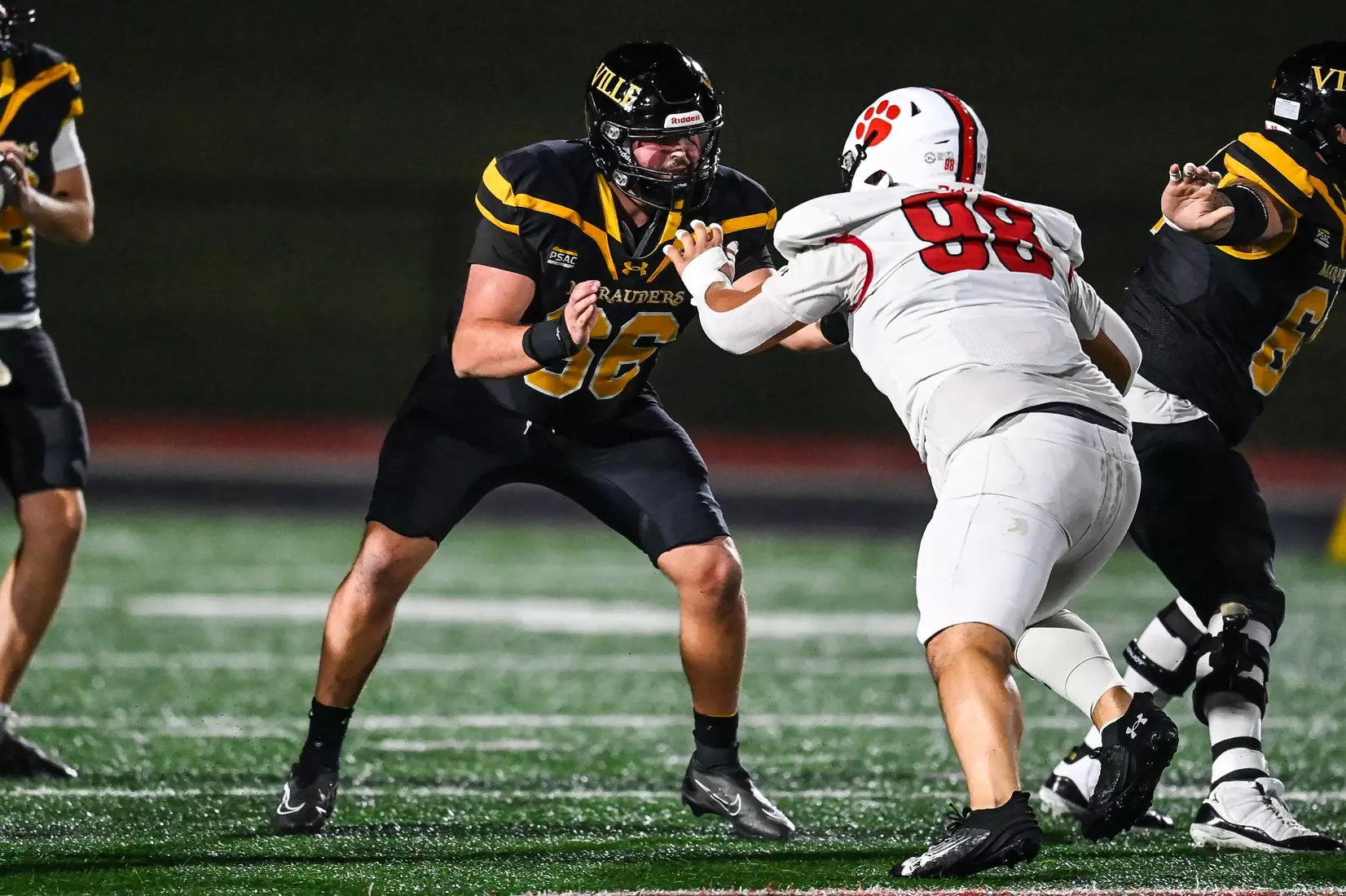 Millersville vs. Frostburg in NCAA Division II football action at Biemesderfer Stadium in Millersville on Thursday, September 4, 2025. Mark Palczewski Photo.