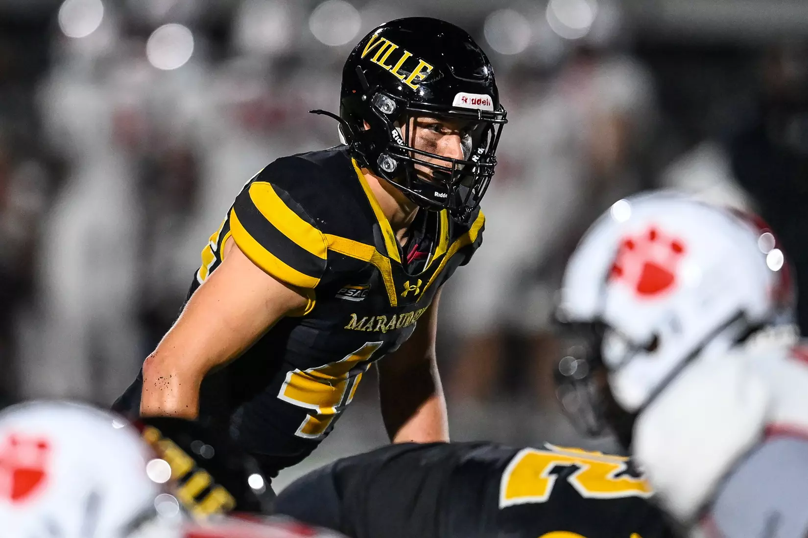 Millersville vs. Frostburg in NCAA Division II football action at Biemesderfer Stadium in Millersville on Thursday, September 4, 2025. Mark Palczewski Photo.