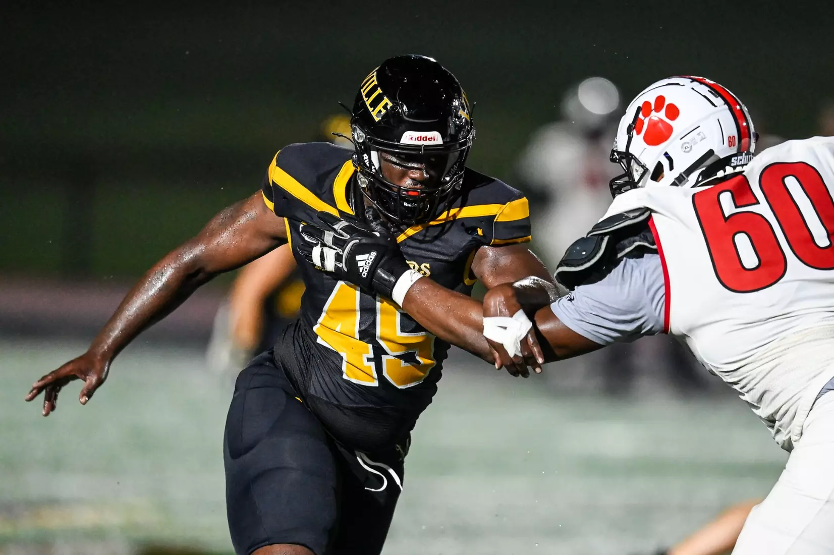 Millersville vs. Frostburg in NCAA Division II football action at Biemesderfer Stadium in Millersville on Thursday, September 4, 2025. Mark Palczewski Photo.