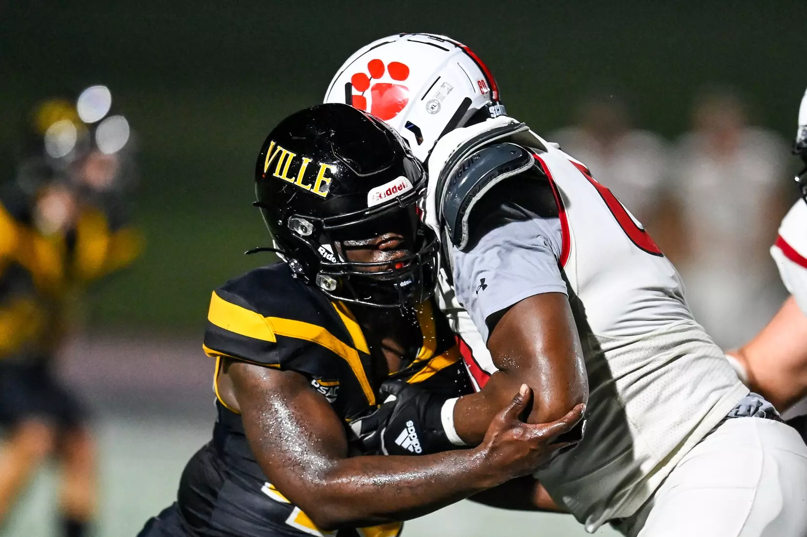Millersville vs. Frostburg in NCAA Division II football action at Biemesderfer Stadium in Millersville on Thursday, September 4, 2025. Mark Palczewski Photo.