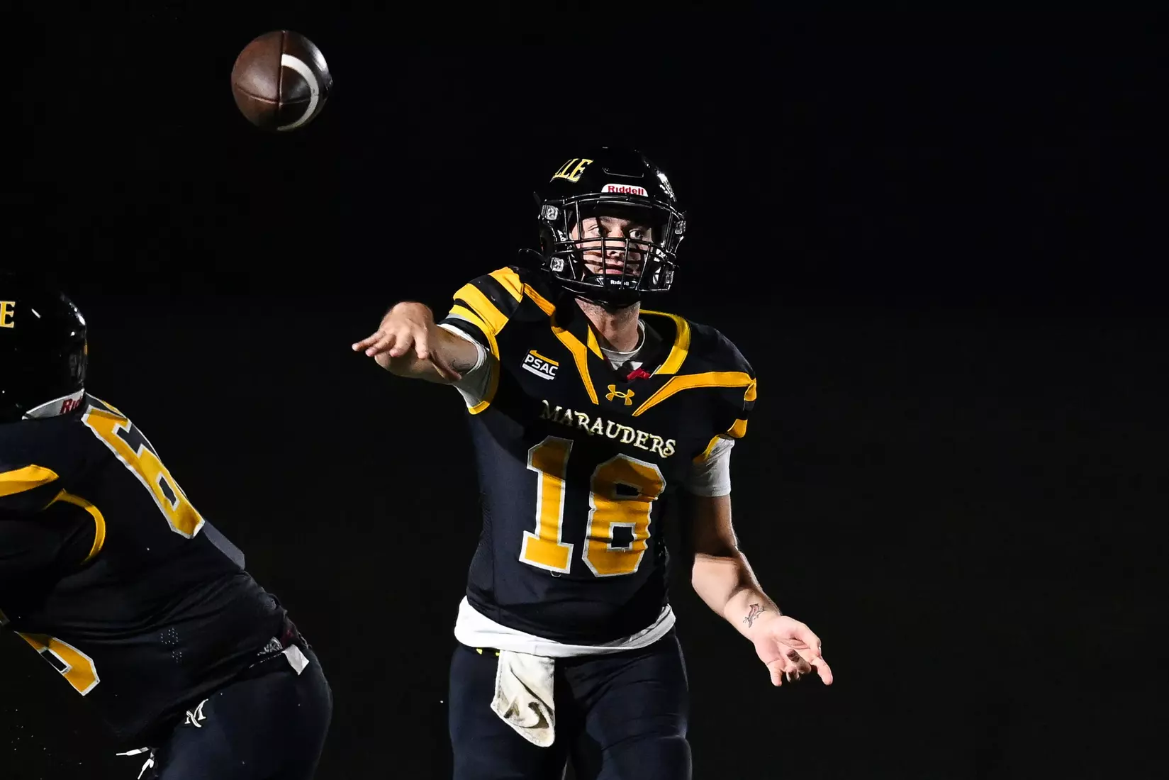 Millersville vs. Frostburg in NCAA Division II football action at Biemesderfer Stadium in Millersville on Thursday, September 4, 2025. Mark Palczewski Photo.
