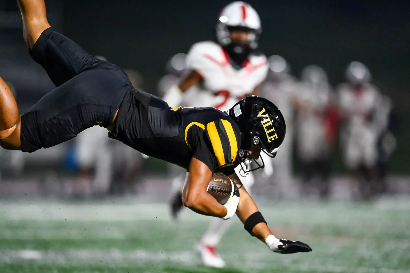 Millersville vs. Frostburg in NCAA Division II football action at Biemesderfer Stadium in Millersville on Thursday, September 4, 2025. Mark Palczewski Photo.