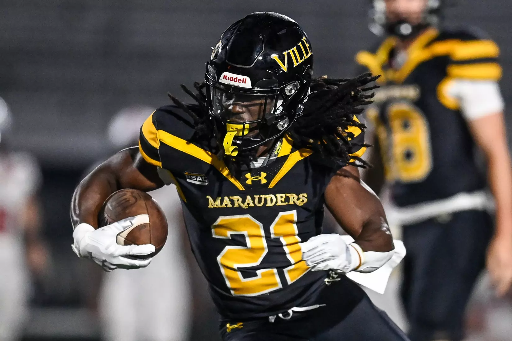 Millersville vs. Frostburg in NCAA Division II football action at Biemesderfer Stadium in Millersville on Thursday, September 4, 2025. Mark Palczewski Photo.
