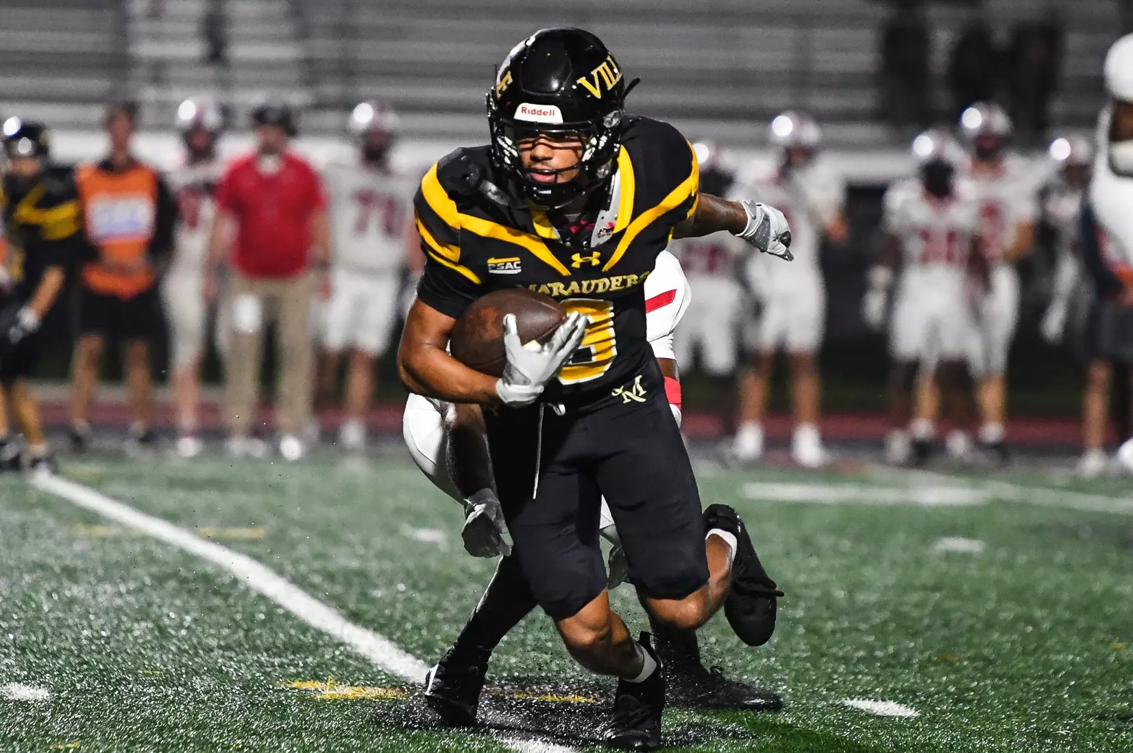 Millersville vs. Frostburg in NCAA Division II football action at Biemesderfer Stadium in Millersville on Thursday, September 4, 2025. Mark Palczewski Photo.