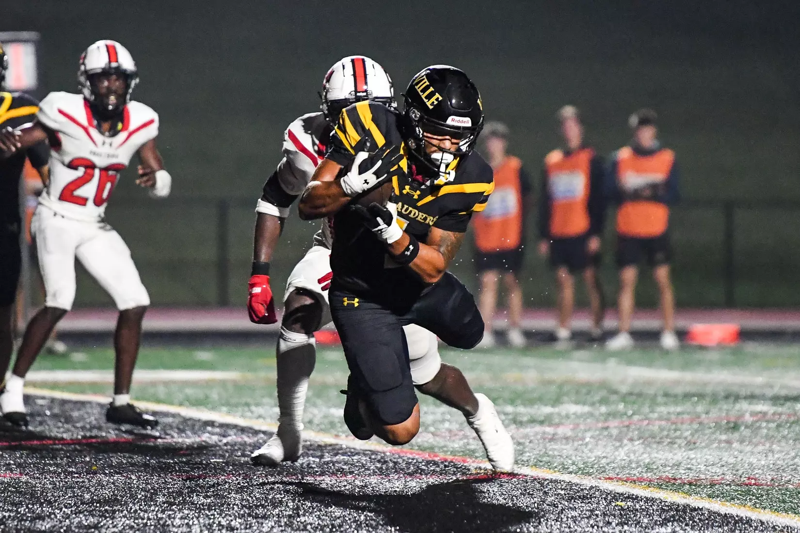 Millersville vs. Frostburg in NCAA Division II football action at Biemesderfer Stadium in Millersville on Thursday, September 4, 2025. Mark Palczewski Photo.