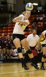 Ashley Mason was named MVC Scholar-Athlete of the Week for a second time this season.
