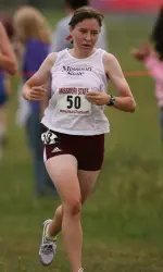 Junior Emily Beaver was the top Missouri State finisher for the third meet this season.