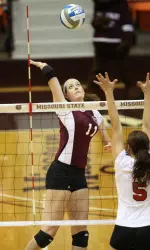 Kelley Michnowicz has won an MVC weekly award following each of her three previous trips to DU and CU