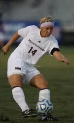Tiffany Laughlin scored both goals in MSU's 2-1 overtime win