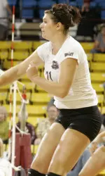Calli Norman had 12 kills on .625 hitting