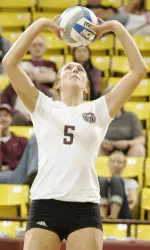 Carly Thomas had 55 assists, 11 digs and seven blocks