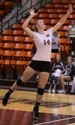 Ashley Mason had 23 digs