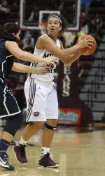 Mikala McGhee scored a career-high 10 points