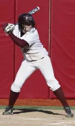 Heather Duckworth hit her first home run of the season.