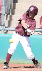 Ashley Brentz drove in the winning run in the bottom of the seventh.