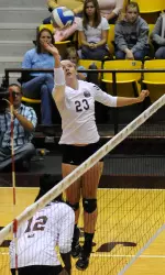 Kaitlin Jaeger had 17 kills and hit .667